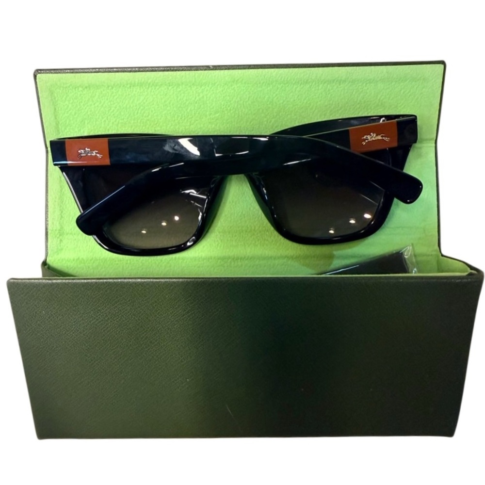 NWT LONGCHAMP Cat Eye Sunglasses LO715S 001 5418 140 - Picture 8 of 13